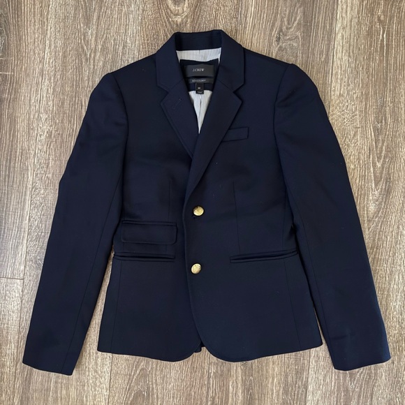 J. Crew Dark Blue Schoolboy Blazer - Picture 1 of 5